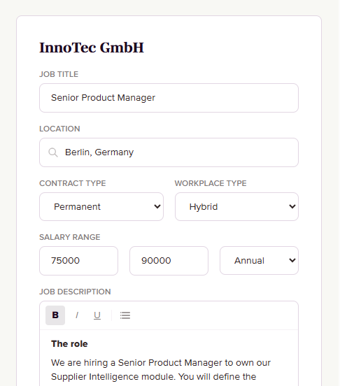 1. Describe the role